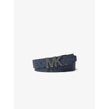 Michael Kors Mens Reversible Signature Logo and Leather Belt  display picture 1