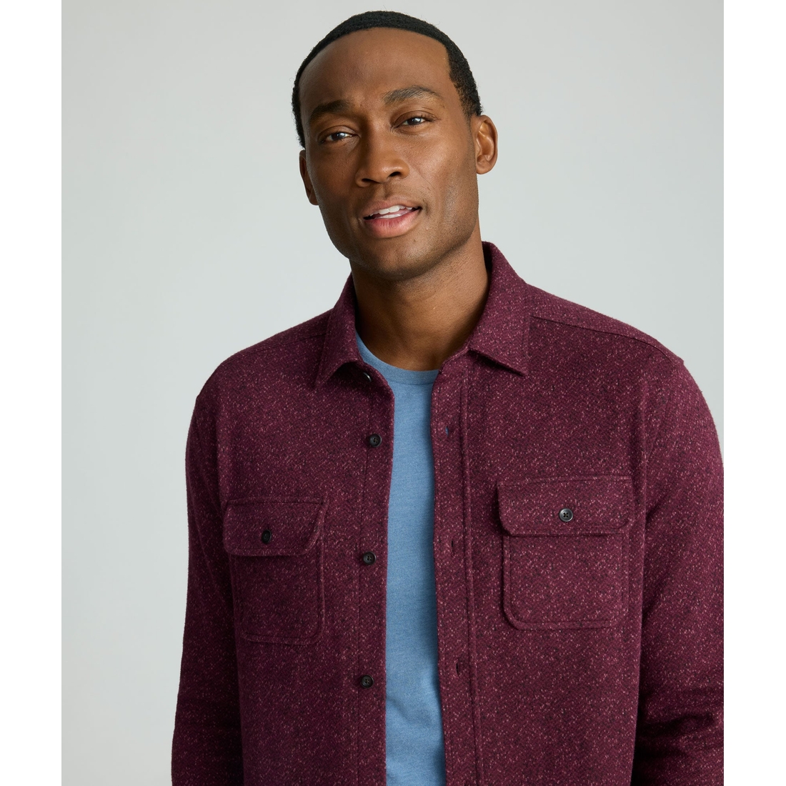 UNTUCKit Sweater Flannel available now at Burlington Mall®