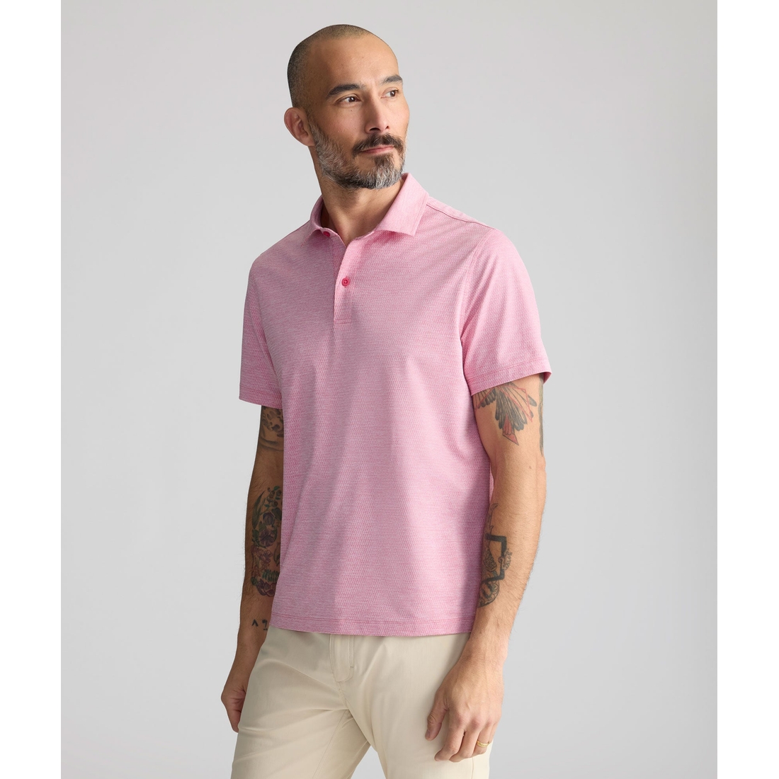 Untuckit Textured Performance Polo