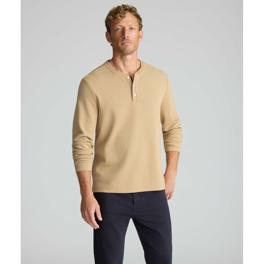 Untuckit Textured Henley