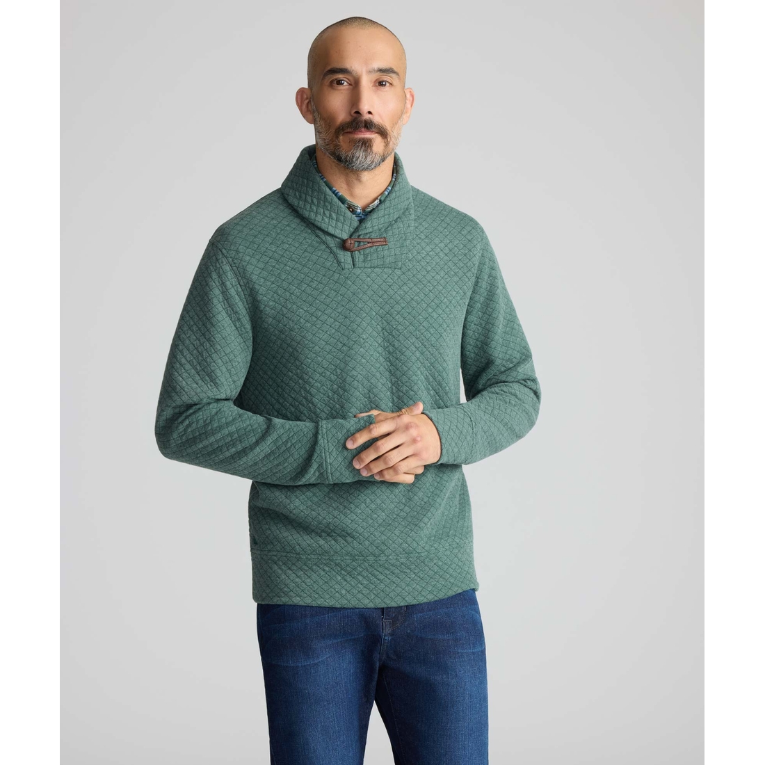 Untuckit Shawl Collar Sweatshirt