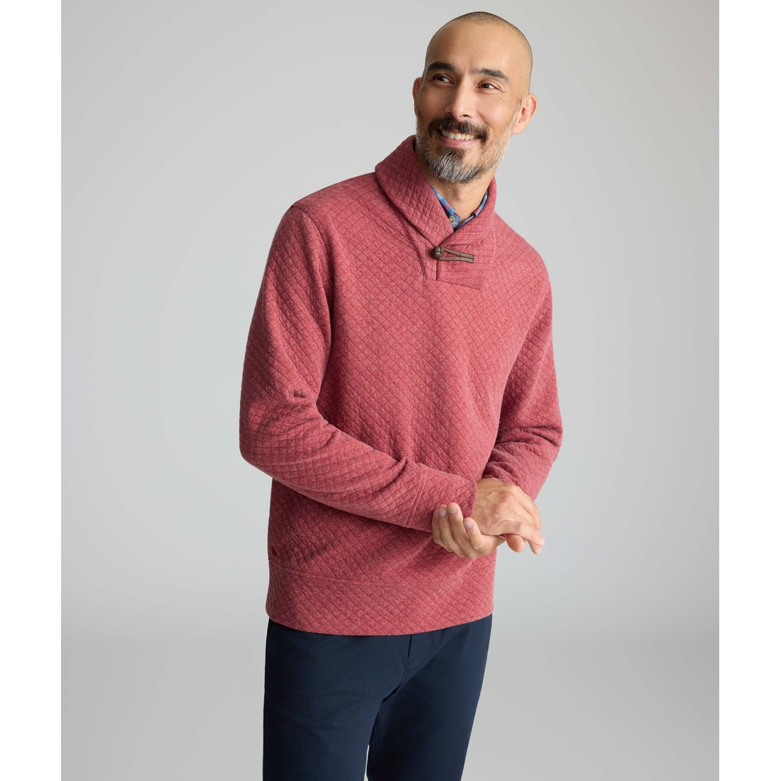 Untuckit Shawl Collar Sweatshirt