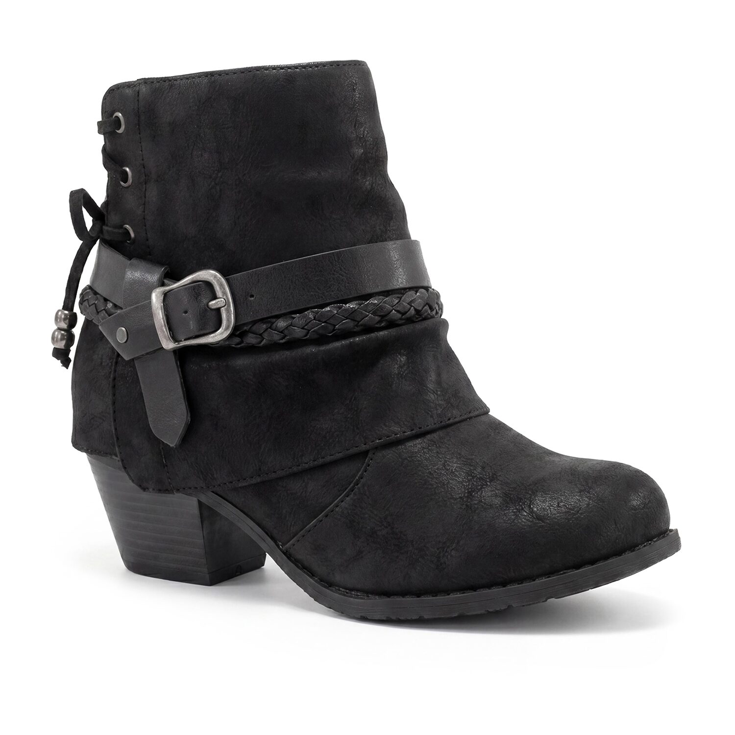 Pop Womens Encinitas Block Heel Booties