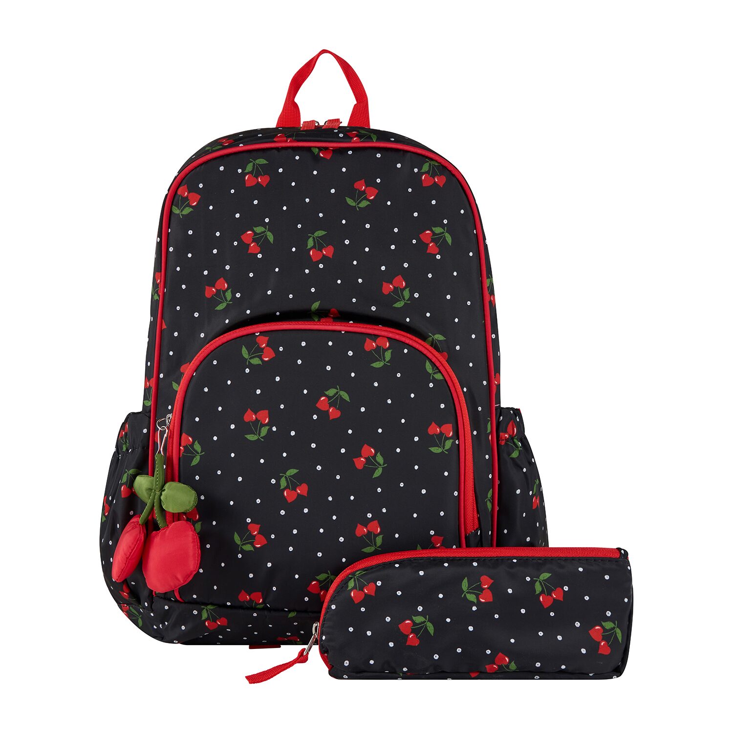 Cudlie Printed Nylon 2-pc Backpack with Charm