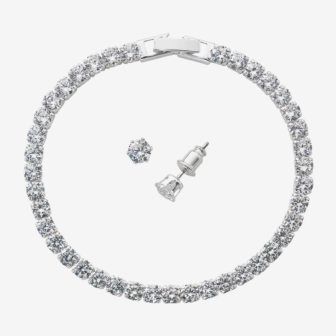 Sparkle allure necklace and earring set hotsell