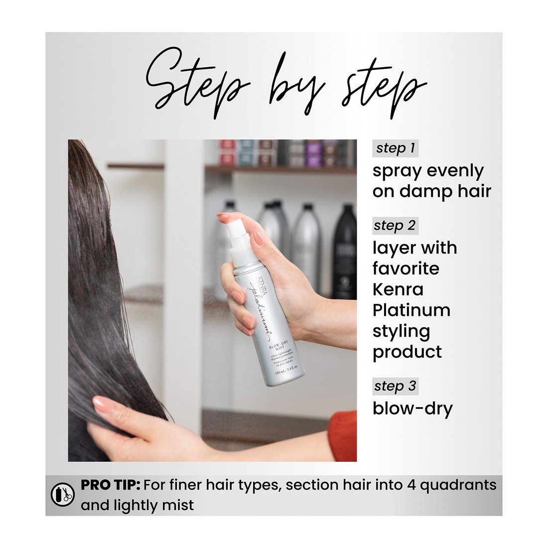 JCPenney Kenra Blow Dry Mist Hair Serum 3.4 oz. available now at