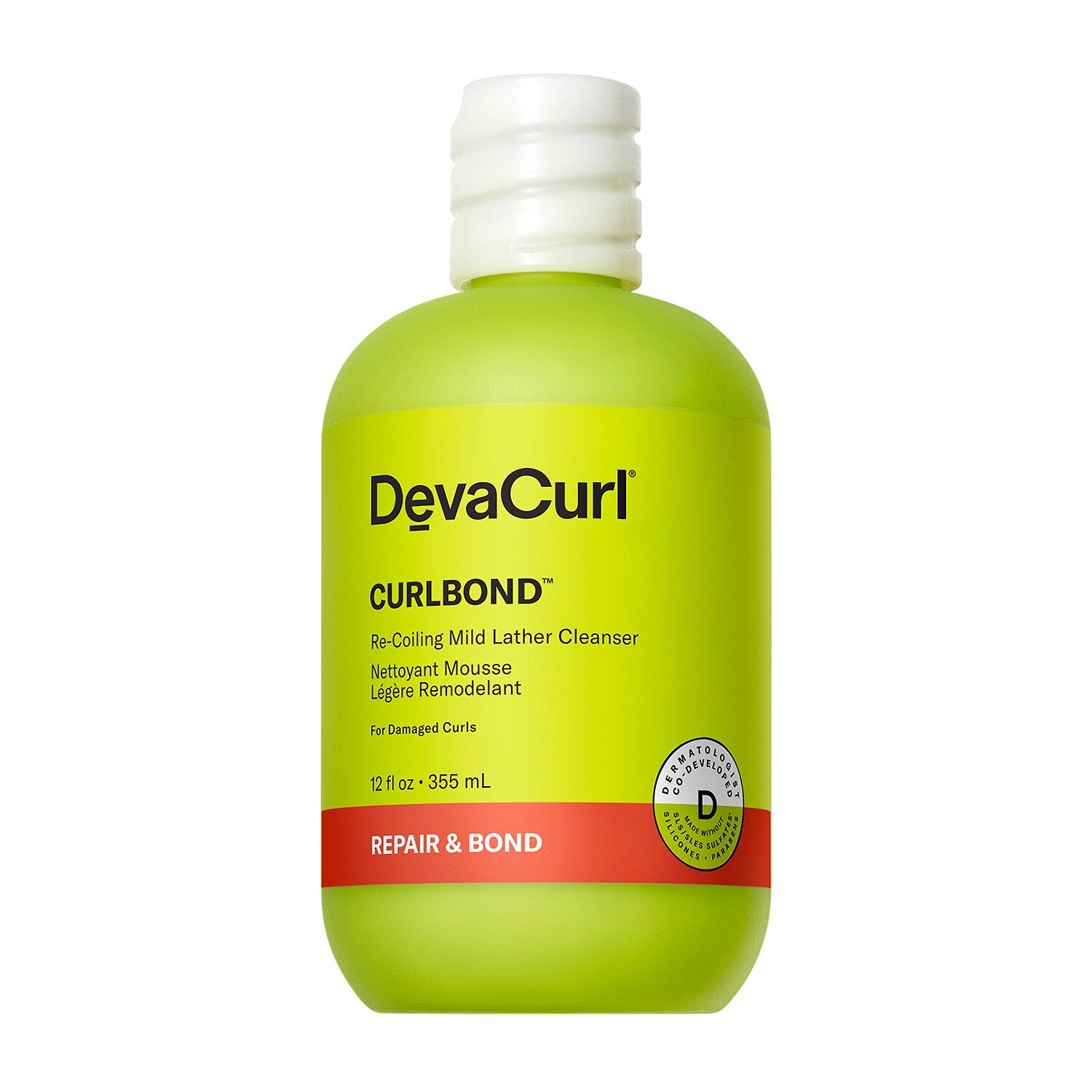 Devacurl Curlbond Cleanser Shampoo 12 oz.