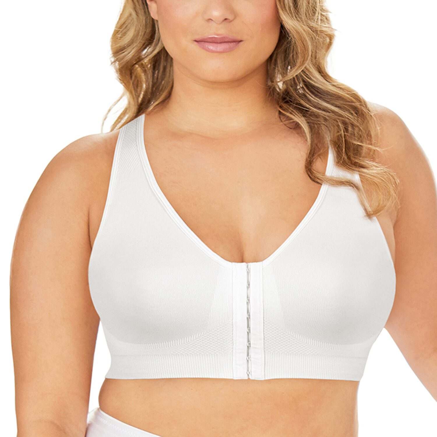 Exquisite Form FULLY® Seamless Wireless Full Coverage Bra with Front Closure -5101000