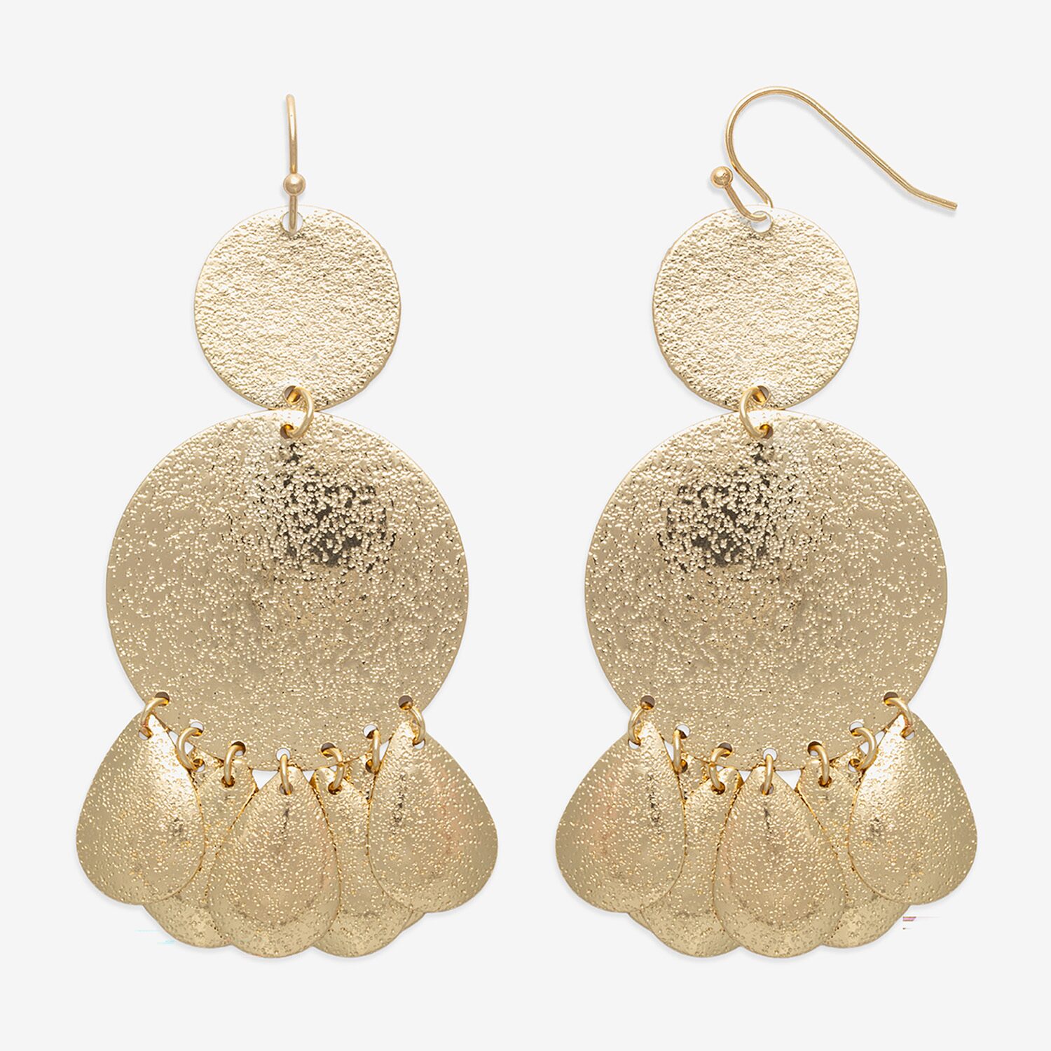 Bold Elements Womens Drop Earrings