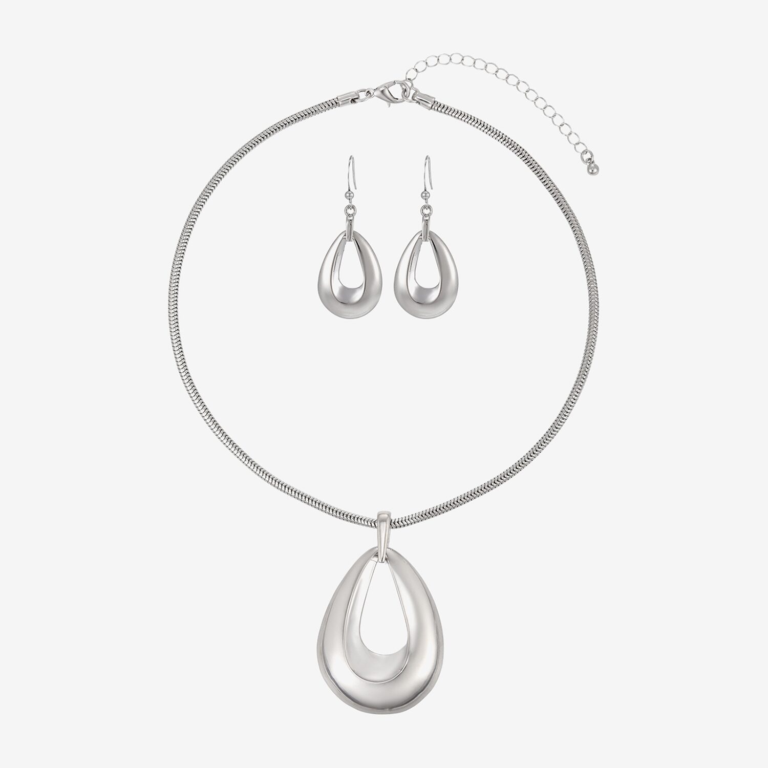 Bold Elements Womens 2-pc. Pendant Necklace Set