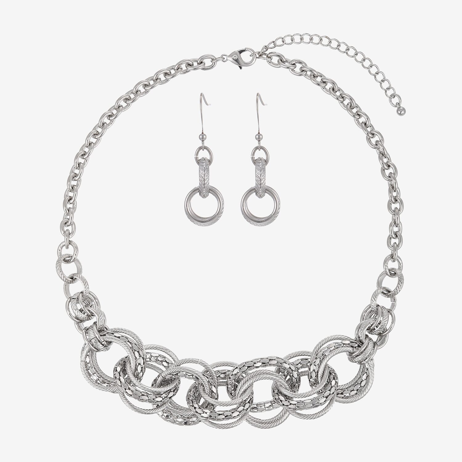Bold Elements Womens 2-pc. Necklace Set