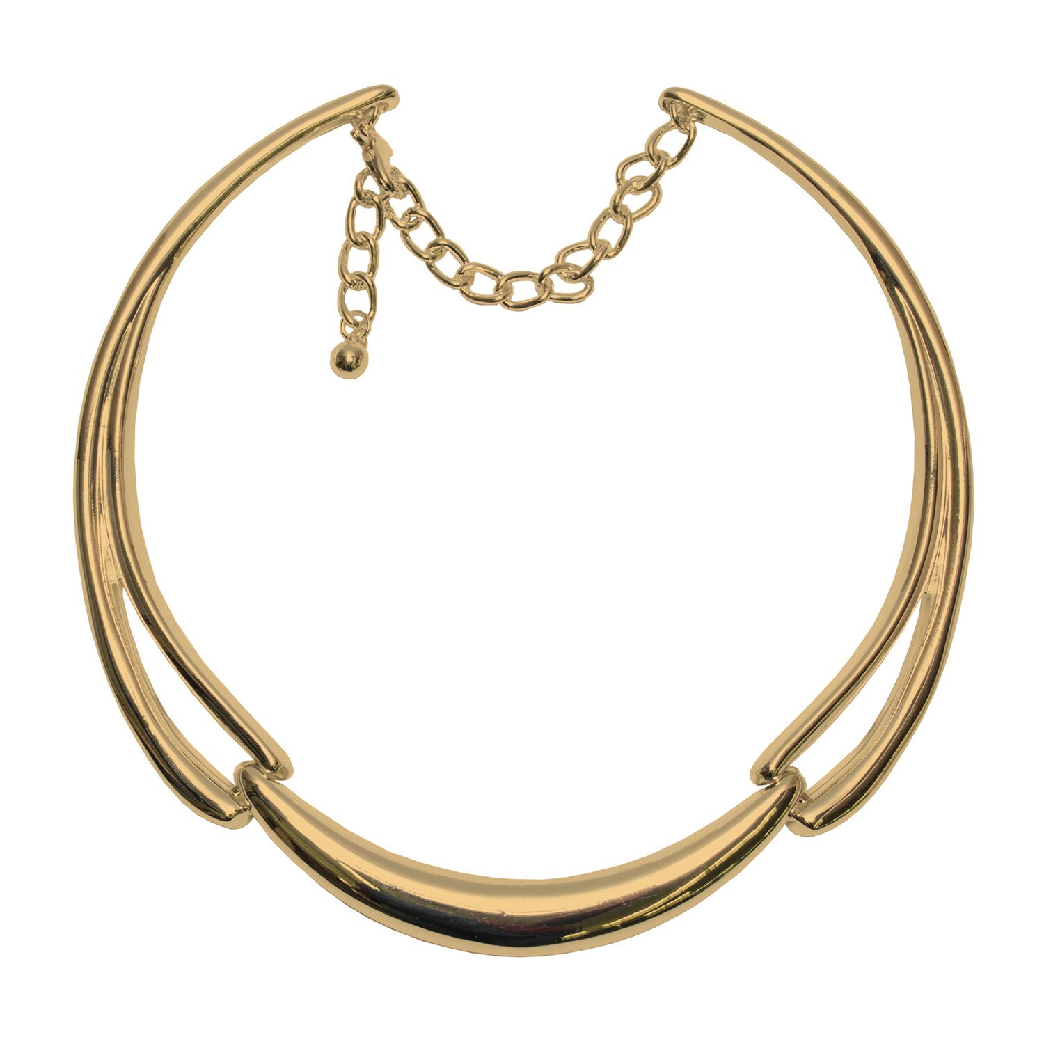 Bold Elements Womens 10 Inch Collar Necklace