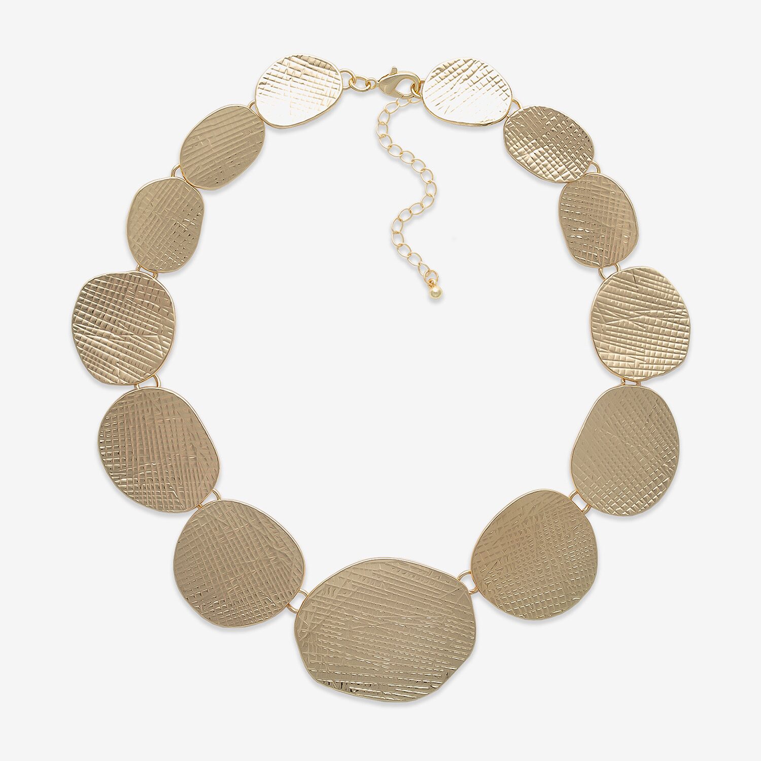 Bold Elements Womens 17 1/2 Inch Collar Necklace