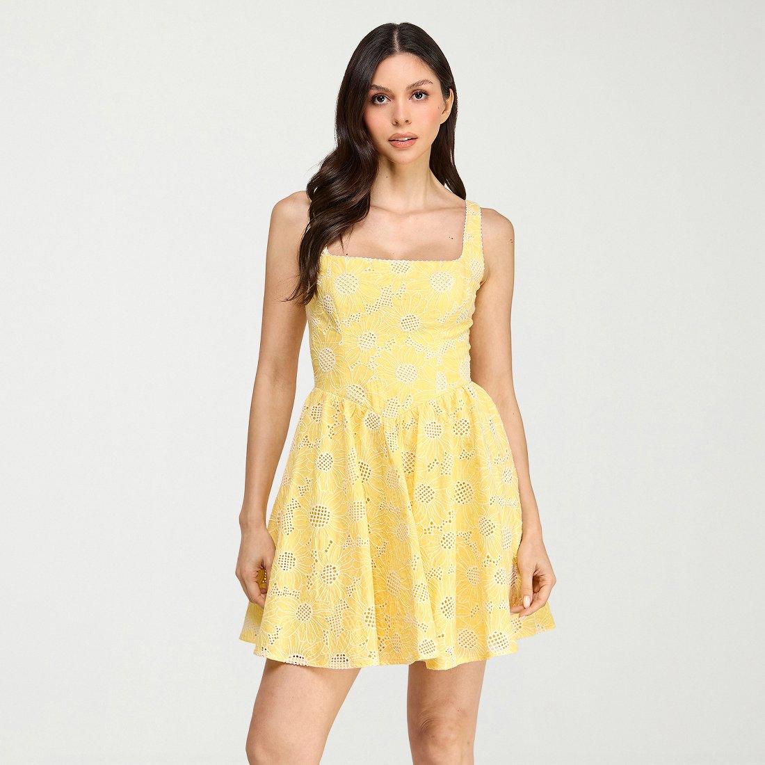 JCPenney City Triangle Womens Juniors Sleeveless Embroidered Fit + Flare  Dress available now at Rockaway Townsquare