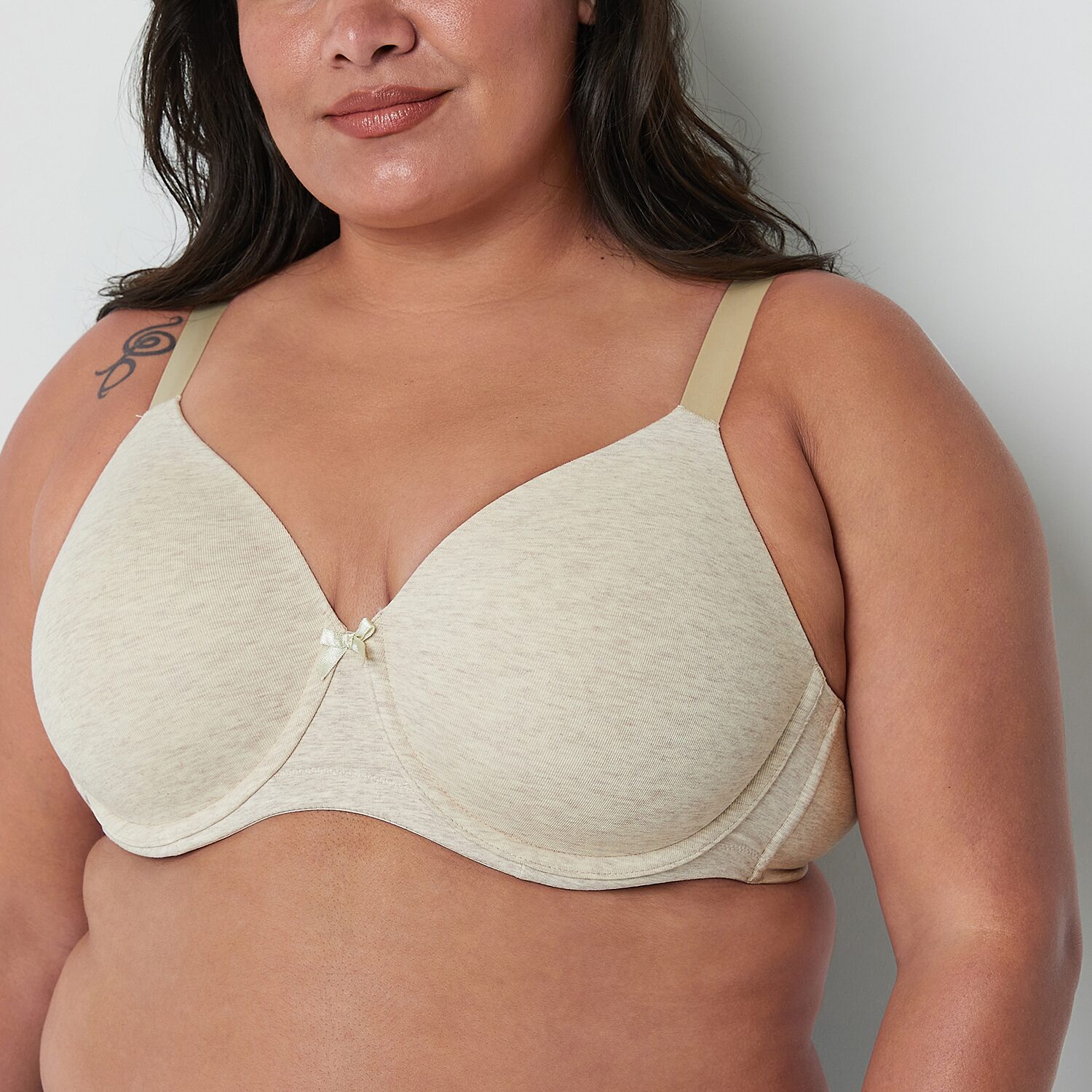 Ambrielle Cotton Full Coverage Underwire Bra