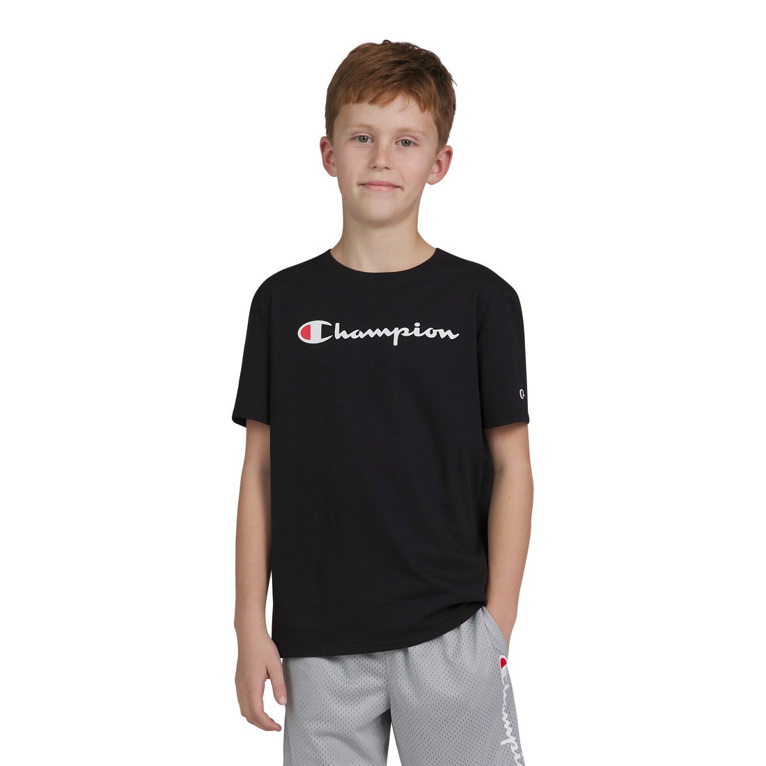 JCPenney Champion Big Boys Crew Neck Short Sleeve Graphic T Shirt available now at Prien Lake Mall