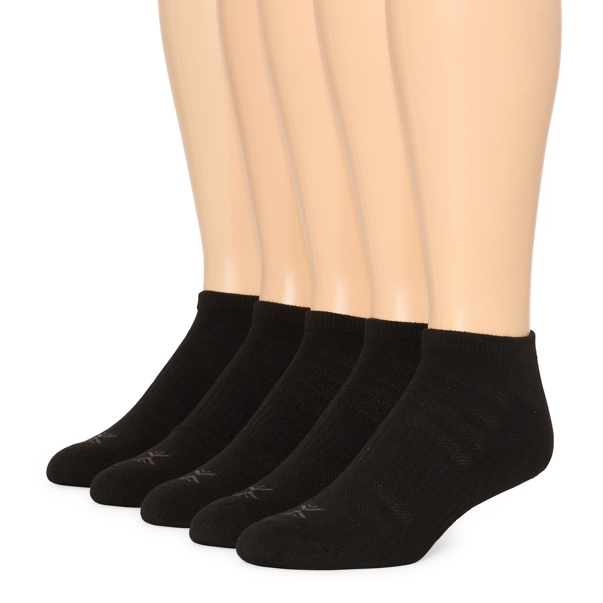 Xersion Running Mens Multi-Pack 5 Pair Low Cut Socks