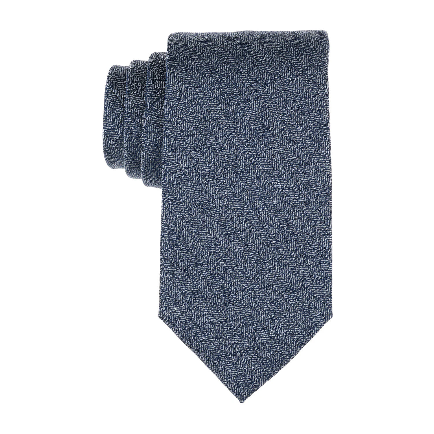Stafford Bowen Herringbone Solid Tie