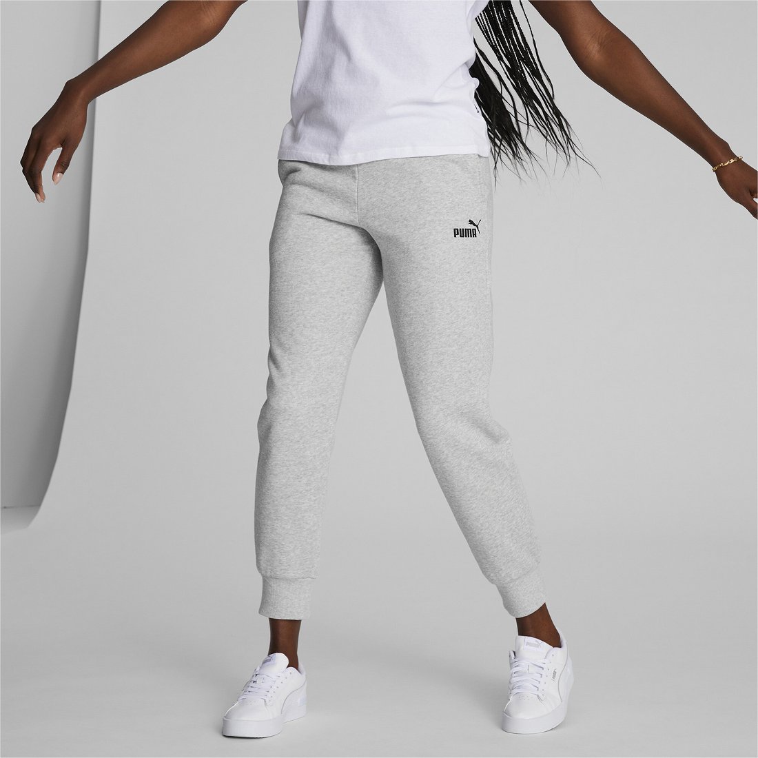 JCPenney PUMA Womens Mid Rise Cuffed Sweatpant available now at Woodfield Mall