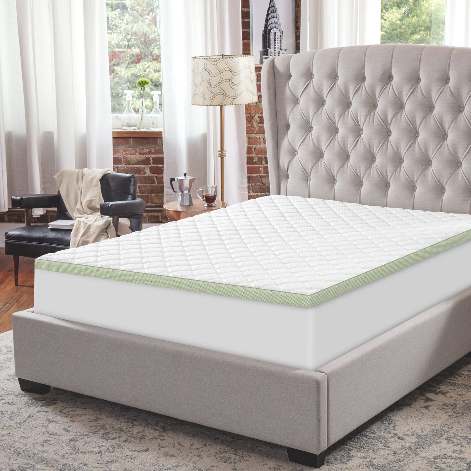 Sensorpedic Cooling Quilted 3" Memory Foam Topper