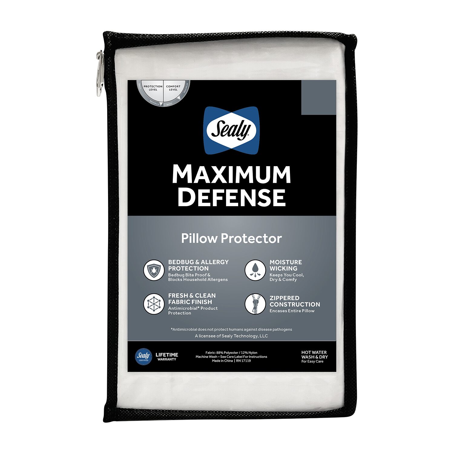 Sealy Maximum Defense Pillow Protector