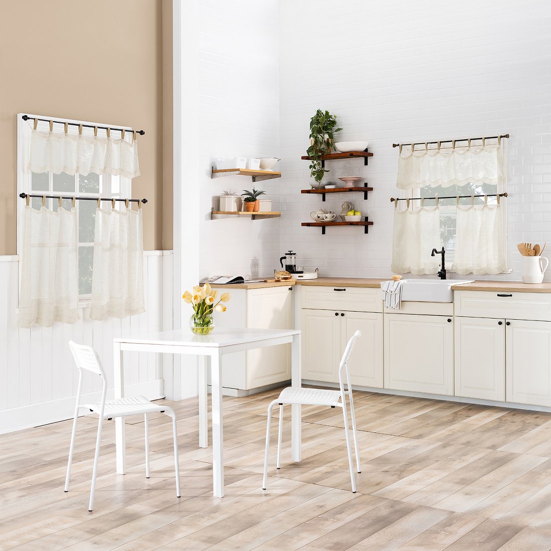 JCPenney No 918 Brinley Tab Top Tailored Valances available