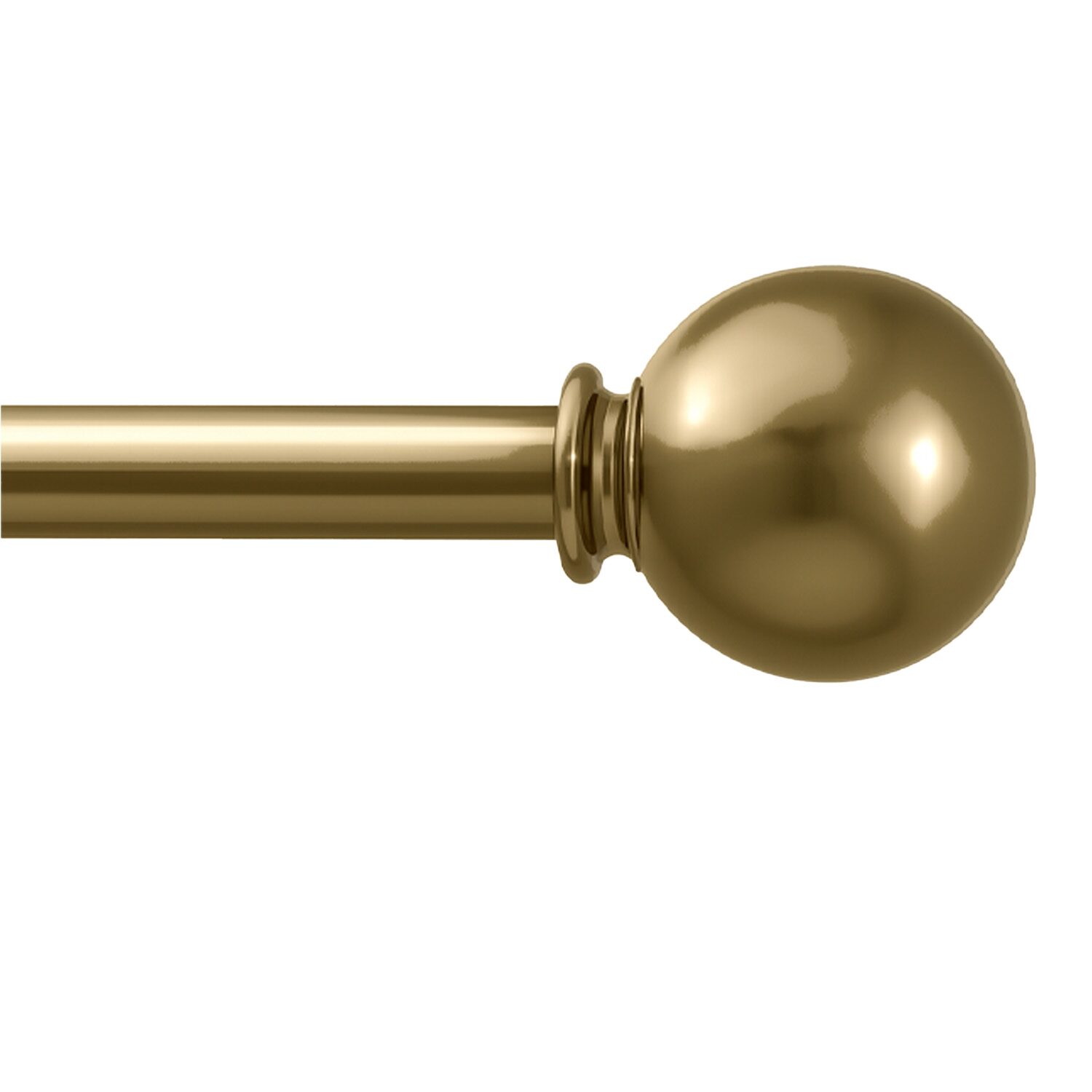 Deco Window Soft Gold Program 1 IN Curtain Rod