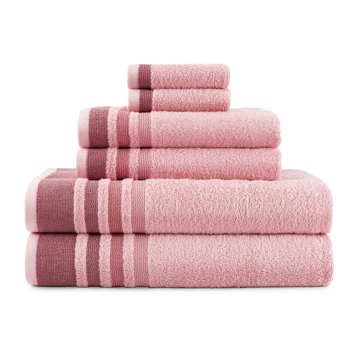 Home Expressions Solid & Stripe Bath Towel