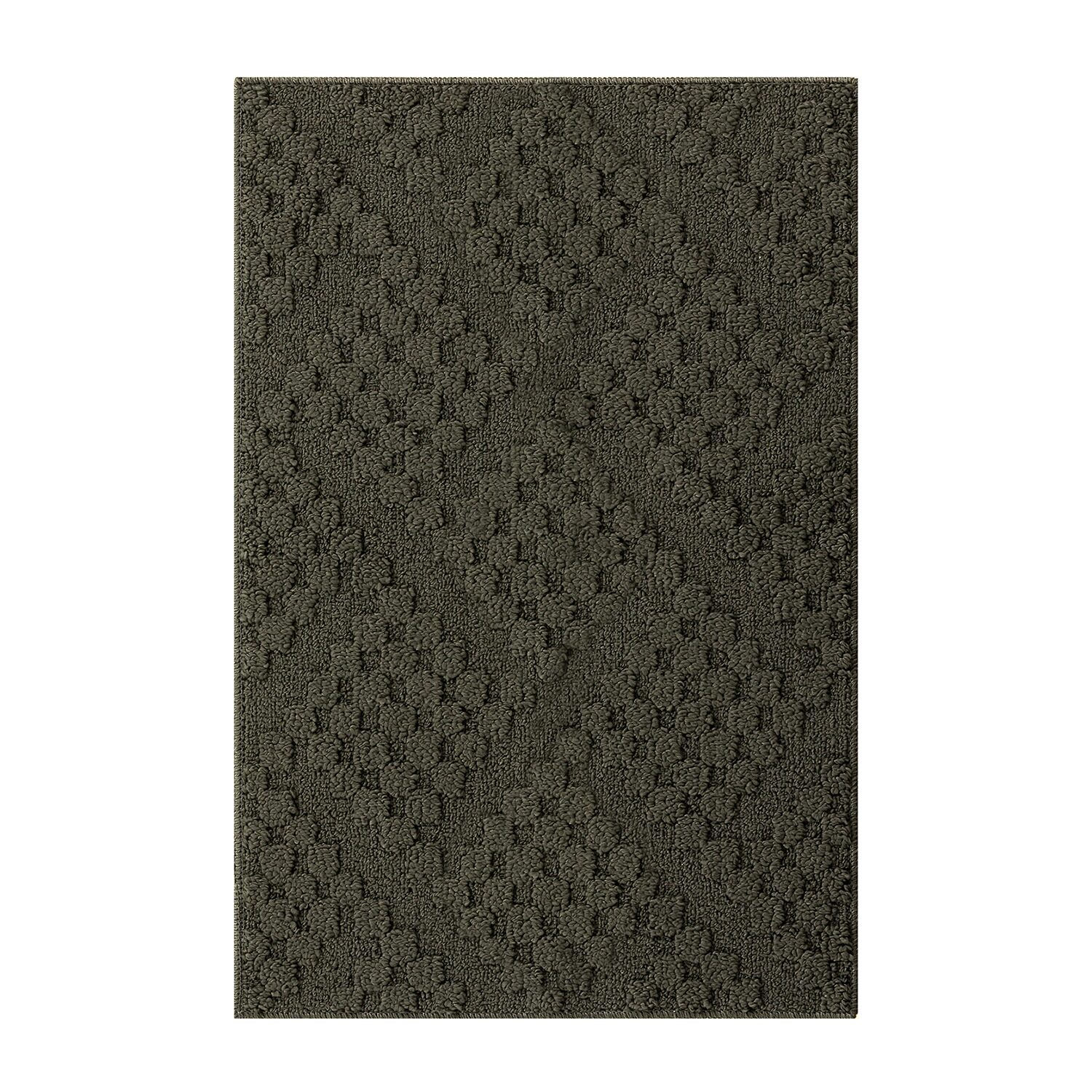 Maples Textured Solid Weave Indoor Rectangular Accent Rug