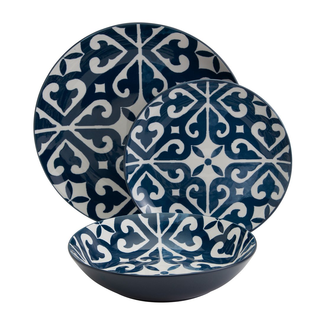 Stoneware Jcpenney Home Plates JCPenney Fieldcrest Atlas Medallion