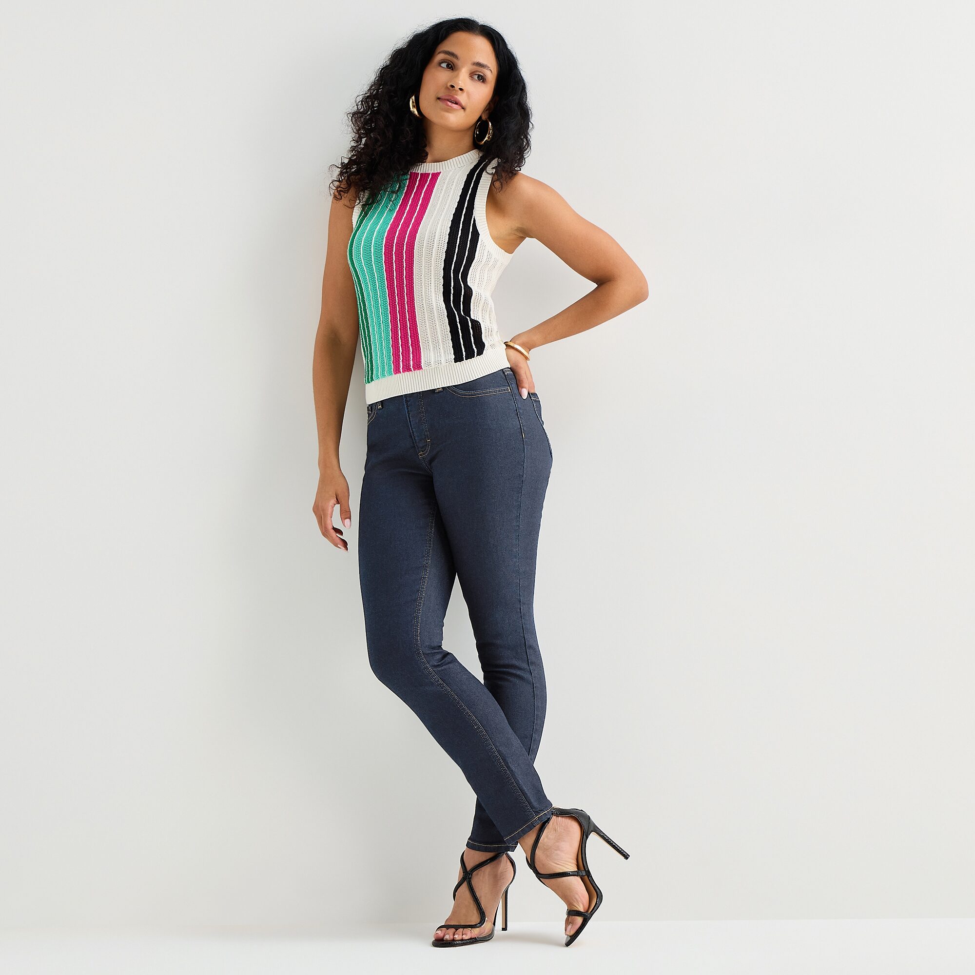 Bold Elements Womens High Rise Slim Leg Jean