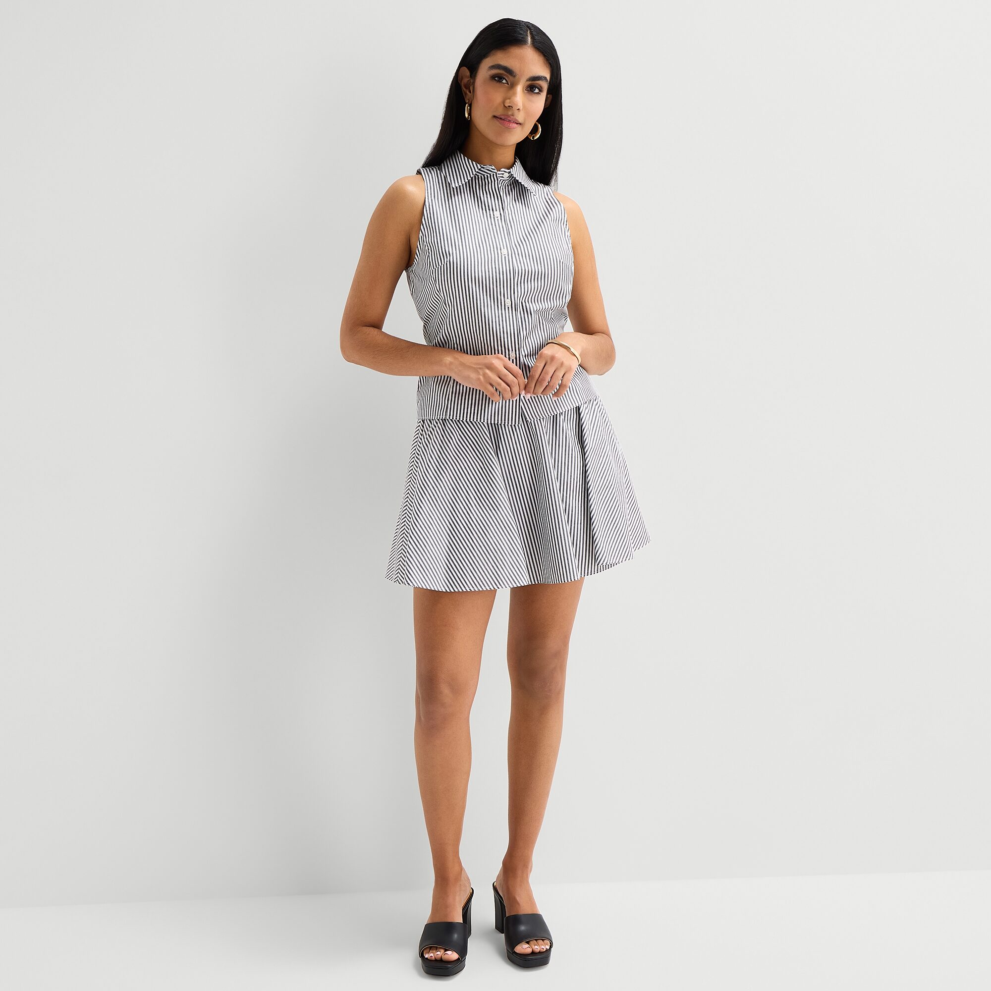 Bold Elements Womens Mini Flared Skirt