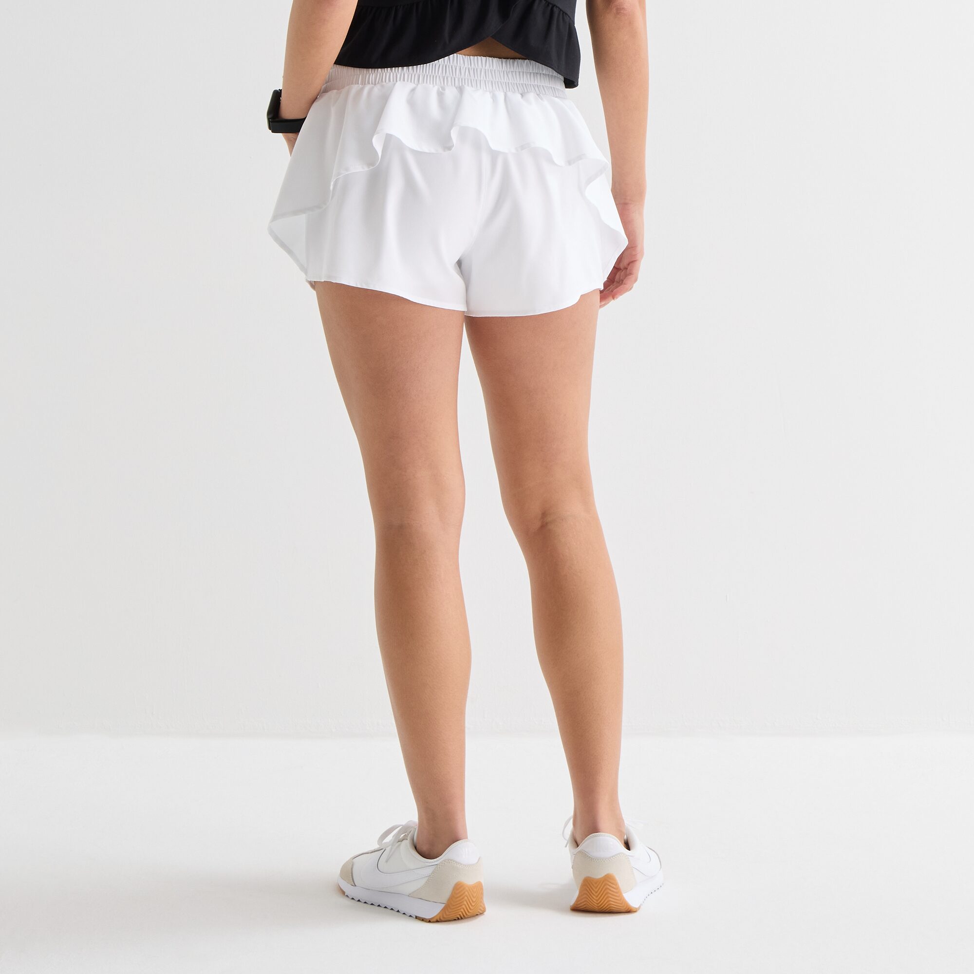 Xersion Ruffle Womens 3 1/2" Running Short