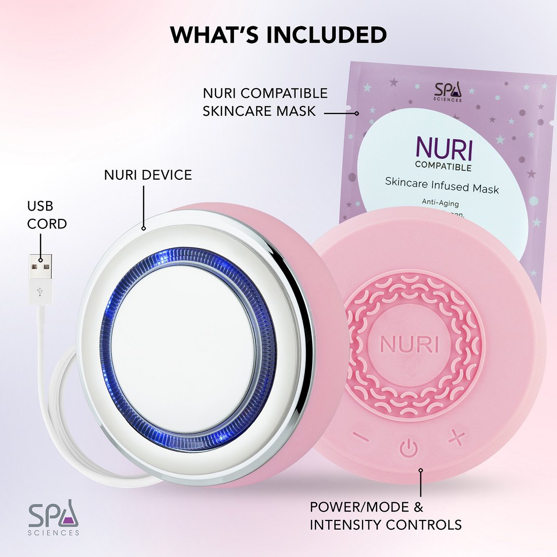 JCPenney Spa Sciences Nuri Led Thermal Smart Facial Skincare Mask