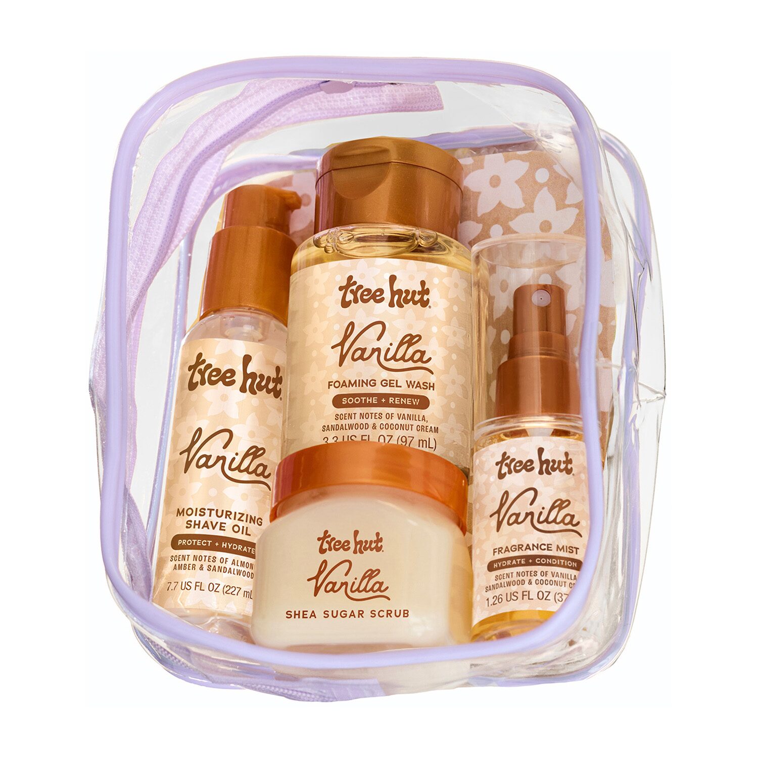 Tree Hut Vanilla On-The-Go Kit