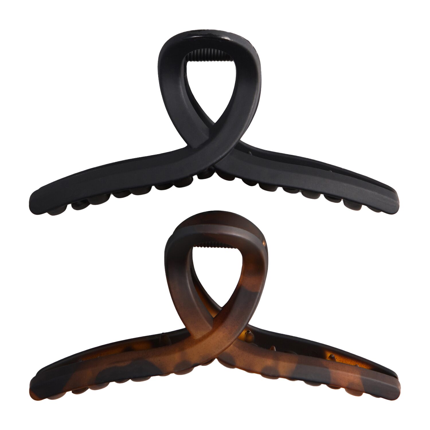 Kitsch Recycled Plastic Large Loop Claw Clips 2pc