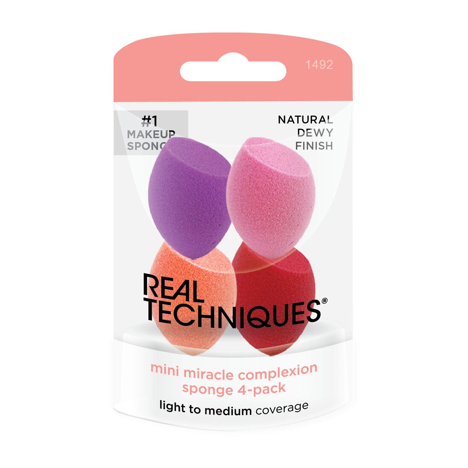 Real Techniques Miracle Mini Complexion Sponge, 4 Count