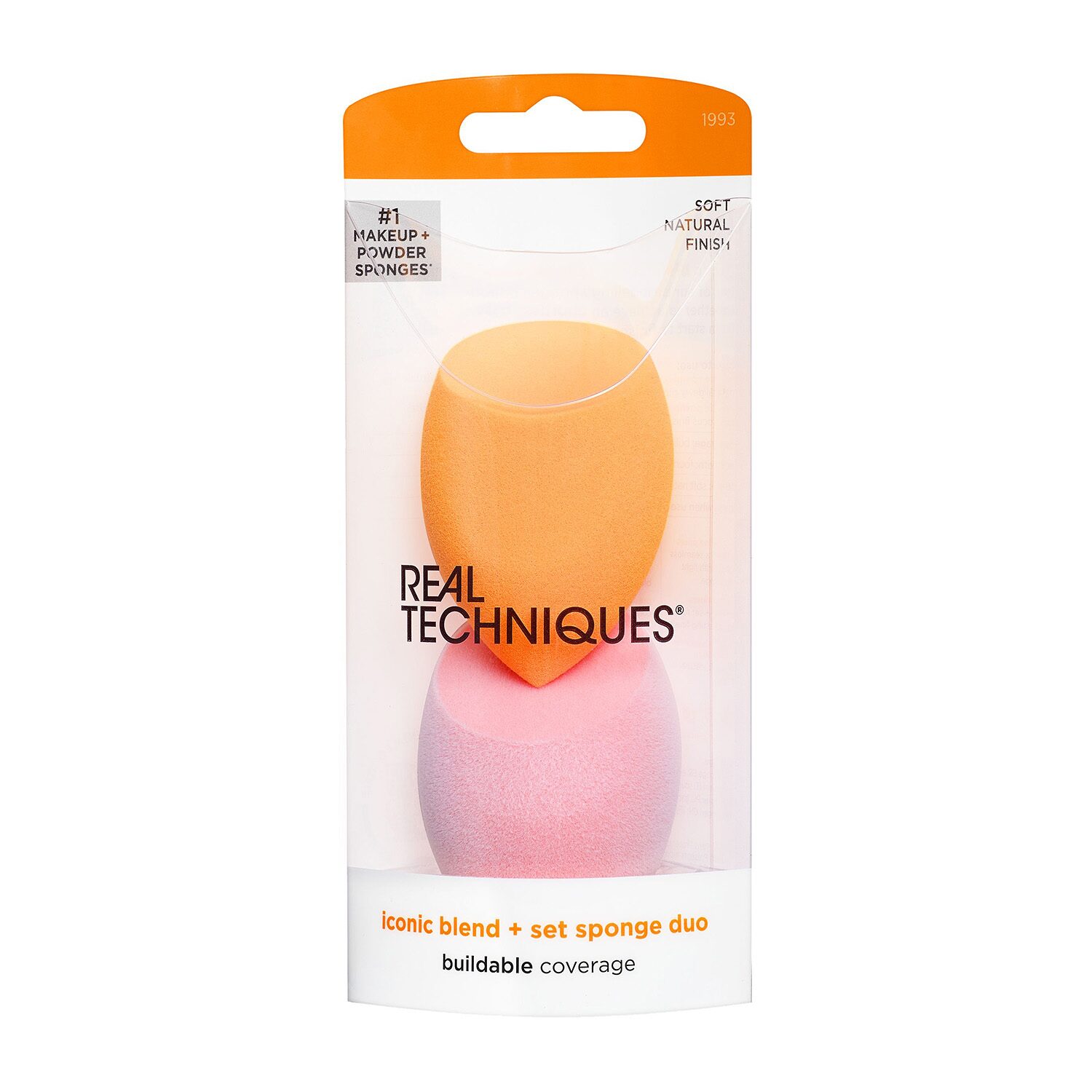 Real Techniques Iconic Blend + Set Makeup Sponge Duo
