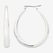 JCPenney Mixit Womens 31.7mm Hypoallergenic Hoop Earrings