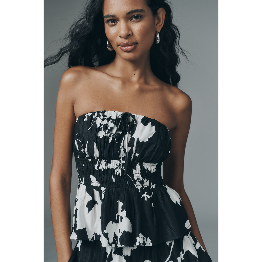 balmain white and black dress Balmain Filo Leone Catena' Dress main image 0
