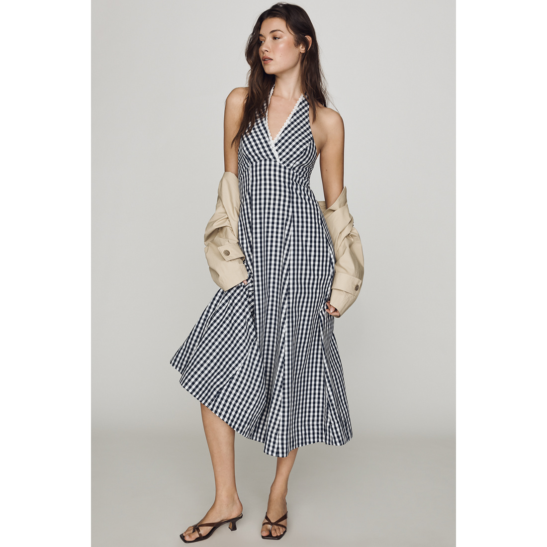 Anthropologie Cotton Halter Midi Dress by Maeve available now at Barton Creek Square