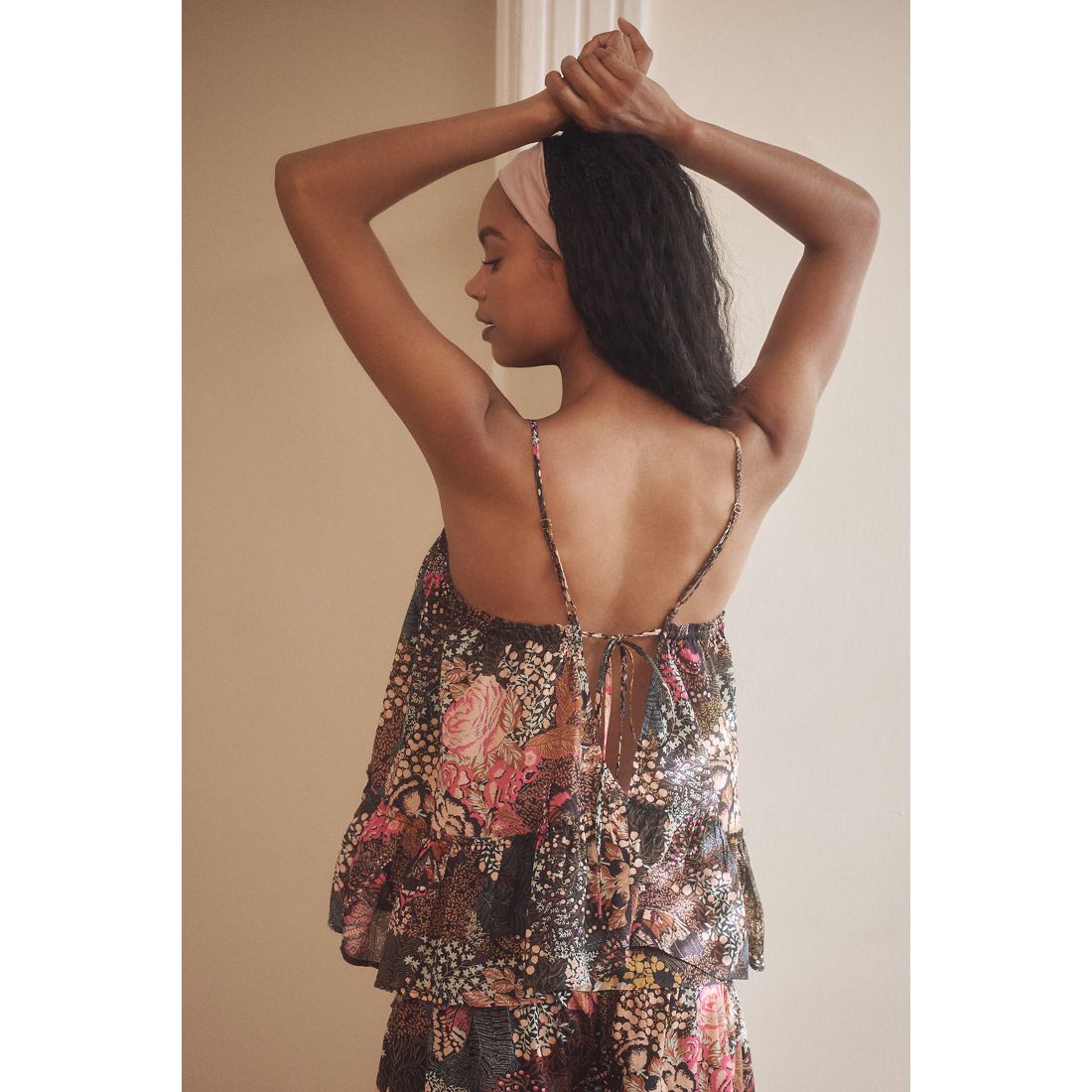 Anthropologie Sleeveless Raw-Edge Top by Anthropologie