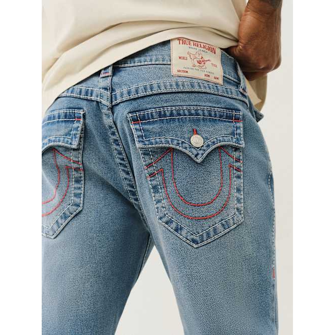 True Religion Outlet Billy Big T Flap Bootcut Jean available True Religion Outlet Billy Big T Flap Bootcut Jean available