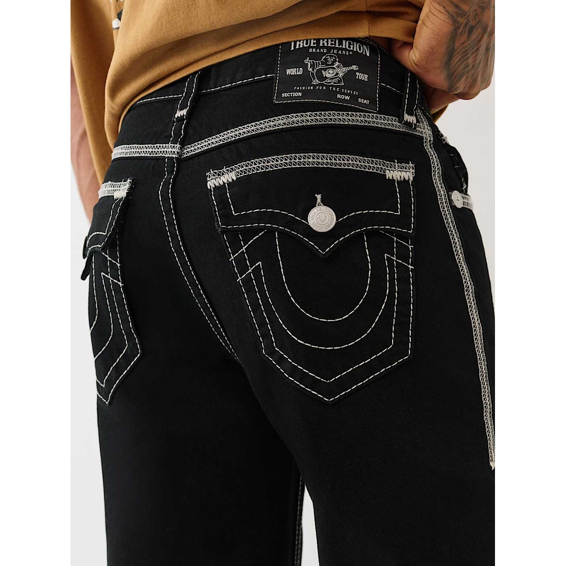 undefined Vinny Super T Flatlock Ultra Baggy Jean 34