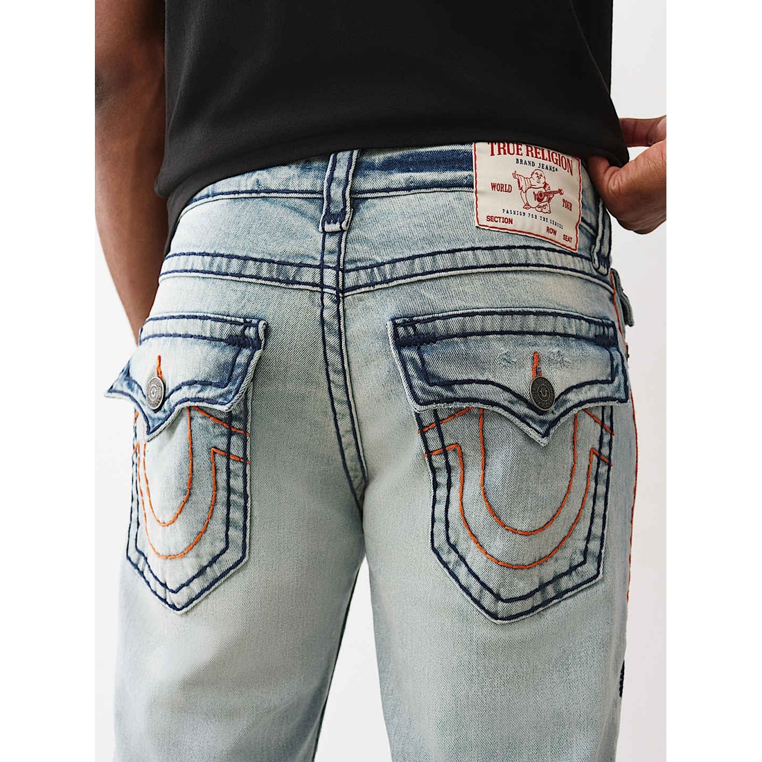 True Religion Outlet Ricky Super T Straight Jean 34â€ available