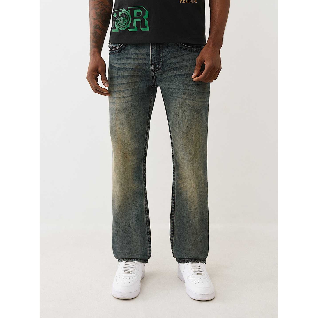 True Religion Outlet Ricky Big T Flap Straight Jean 34