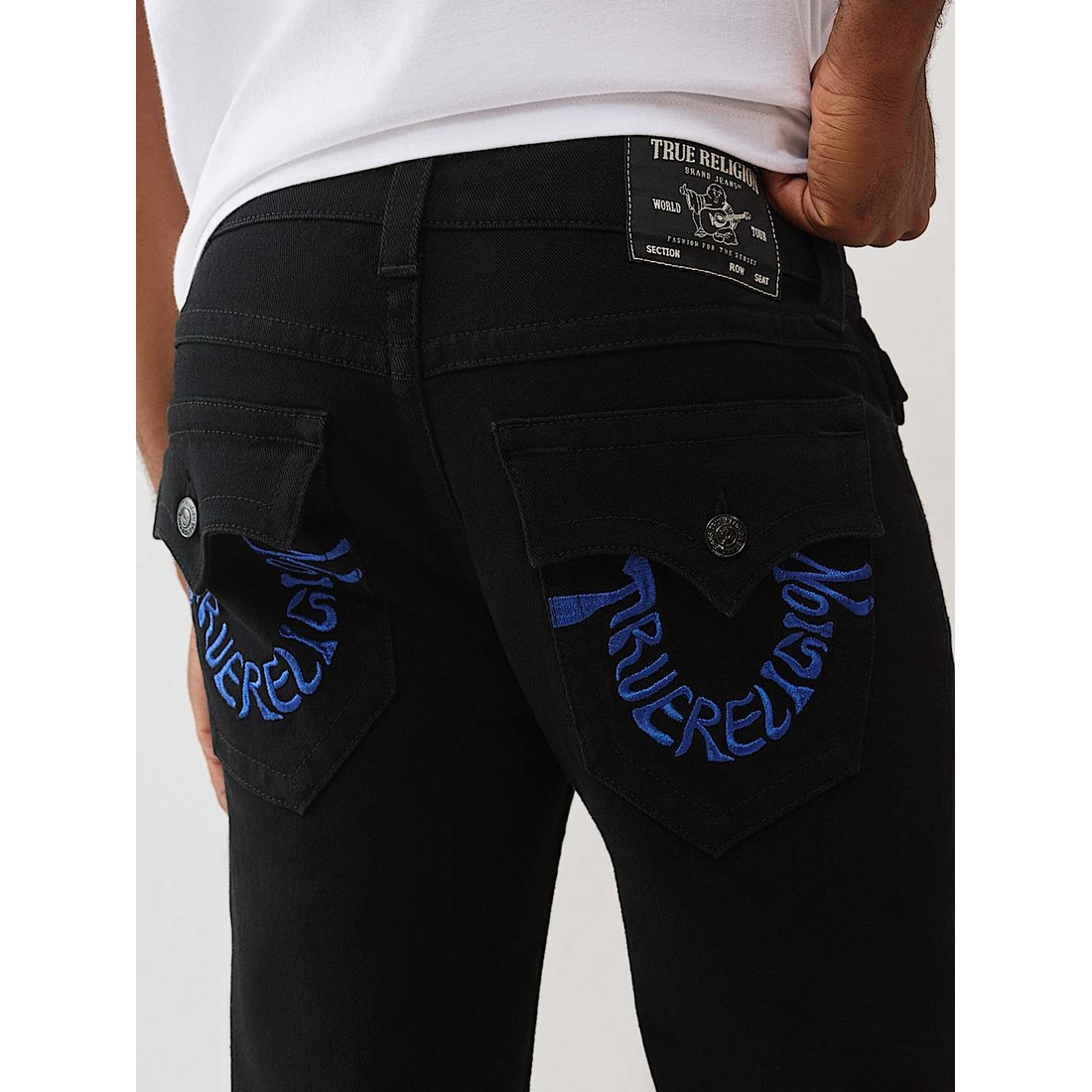 True Religion Outlet Billy Warped Horseshoe Logo Bootcut Jean 34â