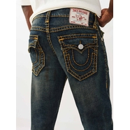 True Religion Outlet Ricky Super T Flap Straight Jean 34