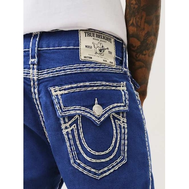 True Religion Outlet Ricky Super T Rope Stitch Straight Jean