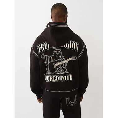 True Religion Outlet Big T Zip Hoodie available now at St. Louis